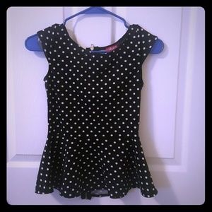 Women's polka dot blouse